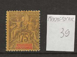 1896 MNH Madagaskar Yvert 39 - Unused Stamps