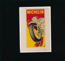 Publicité MICHELIN N° 6 Bib Sur Moto Pneu ZZ Moto 1950 - édition Spéciale Pour Le Centenaire - Publicité