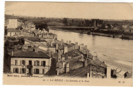 La Reole La Garonne Et Le Pont - La Réole