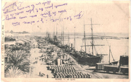 CPA Carte Postale Algérie Bone Le Quai 1902   VM81283ok - Annaba (Bône)