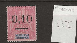 1902 MNH Madagaskar Yvert 53-II - Unused Stamps