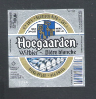 HOEGAARDEN - WITBIER - BIERE BLANCHE   - 25 CL   - 1 BIERETIKET  (BE 321) - Cerveza