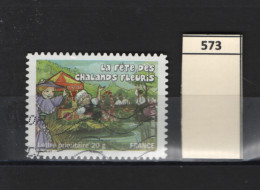 PRIX FIXE Obl 575 YT  Pays De La Loire Fête Des Chalands Fleuris Fêtes Et Traditions De Nos Régions 59 - Used Stamps