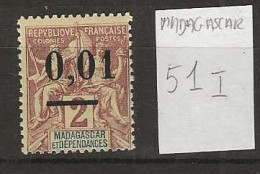 1902 MNH Madagaskar Yvert 51-I - Ungebraucht