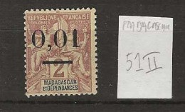 1902 MNH Madagaskar Yvert 51-II - Unused Stamps