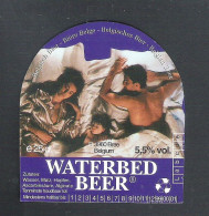 BIERETIKET -  WATERBED BEER  - 25 CL  (BE 326) - Beer