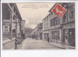 JOINVILLE: La Grande-rue, Imprimerie, Librairie Jeanne D'arc, Les Halles - état - Joinville