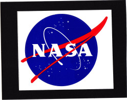 Adesivi, Sticker, Autocollant, U.S.A, NASA, National Aeronautics And Space Administration, Spazio, Misura Cm 12x10 - Other & Unclassified