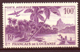 Oceania 1948 Y.T.A27 */MH VF/ F - Poste Aérienne