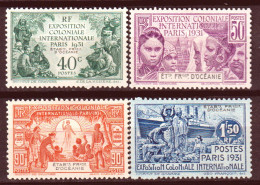 Oceania 1931 Y.T.80/83 */MH VF/ F - Ungebraucht