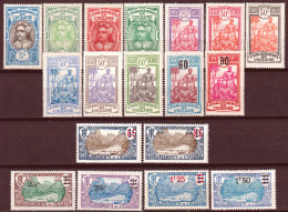 Oceania 1922 Y.T.47/64 */MH VF/ F - Unused Stamps