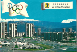 Carte Postale - Grenoble - Village Olympique Et Chaîne De Belledonne - Grenoble