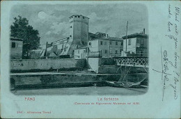 FANO - LA FORTEZZA - EDIZIONE ALTEROCCA - SPEDITA A CATANIA 1907 - ANNULLO POSTALE '' CATANIA N. 1 ''  (20886) - Fano