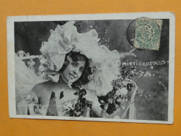 MISTINGUETT Ou MISTINGUETTE (comme écrit Sur La Carte -- Carte Circulé En 1906 - Famous Ladies