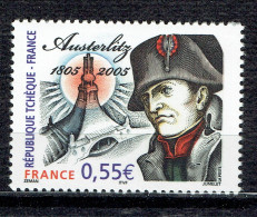 Bicentenaire De La Bataille D'Austerlitz : Emission Commune Avec La République Tchèque - Unused Stamps