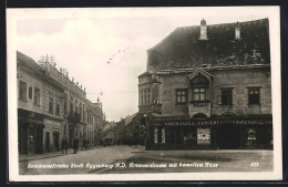 AK Eggenburg /N.-D., Kremserstrasse Mit Bemaltem Haus  - Sonstige & Ohne Zuordnung