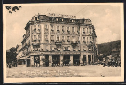 AK Baden, Hotel Und Pension Therese Ebruster, Josefsplatz 1  - Altri & Non Classificati