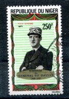 Thème Général De Gaulle - Niger  Yvert 163 Oblitéré - T 1358 - De Gaulle (Général)