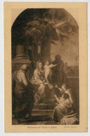 C.P.  PICCOLA   MADONNA  COL  FIGLIO  E  SANTI   POMPEO  BATONI      2 SCAN (VIAGGIATA) - Paintings