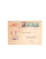 * CZECHOSLOVAKIA (R5) > 1947 POSTAL HISTORY > Registered Express Cover From Rokytnice Nad Jizerou To Praha - Lettres & Documents