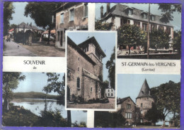 Carte Postale 19. Saint-Germain-les-Vergnes  Très Beau Plan - Sonstige & Ohne Zuordnung