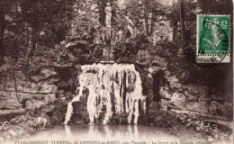 13 / MARSEILLE / ETABLISSEMENT THERMAL DE CAMOINS LES BAINS / GRANDE CASCADE SULFUREUSE Cpa 1915 - Non Classés