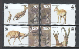 Armenia 1996 Mi 298-301 MNH - WWF WILD GOAT - Nuevos