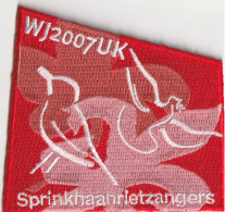 SCOUTS NEDERLAND  --  SPRINKHAANRIETZANGERS  --  WJ 2007 UK  --  SCOUT, SCOUTISME, JAMBOREE  -- OLD PATCH  -- - Scoutismo