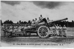 Camp Militaire De Souge Une Piece D'artillerie - Sonstige & Ohne Zuordnung