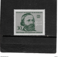 BERLIN 1974 Kirchhoff Physicien Yvert 429, Michel 465 NEUF** MNH - Unused Stamps