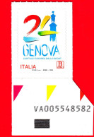 Nuovo - MNH - ITALIA - 2024 - Genova, Capitale Europea Dello Sport – Logo - B Zona 1 - Alfanumerico - 2021-...:  Nuevos