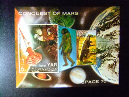 46 YEMEN YAR - CONQUISTA De MARTE (PHOTON ROCKET) SPACE 1970 - Asia