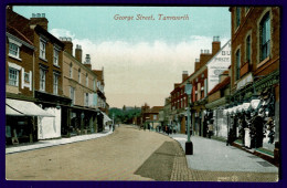 Ref 1653 - Early Postcard - George Street Tamworth - Staffordshire - Sonstige & Ohne Zuordnung