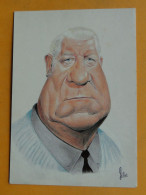 Carte Postale Semi-Moderne -- Jean GABIN -- Dessin Signé Gillot - Actors