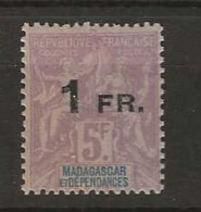 1921 MNH Madagaskar Yvert 123 - Nuevos