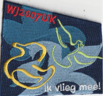 SCOUTS NEDERLAND  --  IK VLIEG MEE !  --  WJ 2007 UK  --  SCOUT, SCOUTISME, JAMBOREE  -- OLD PATCH  -- - Movimiento Scout