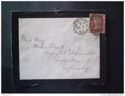 GRAN BRETAGNA 1880 COVER ONE PENNY TAV. 71 RED GOOD CONSERVATION !!! - Lettres & Documents