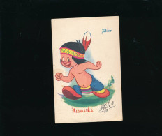 Walt Disney. Hiawatha . Carte Publicitaire Chocolat Tobler - Autres & Non Classés