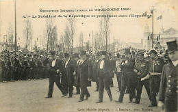 59 - Tourcoing - Exposition Internationale De Tourcoing 1906 - Le Président De La République Se Promenant Dans L'Exposit - Tourcoing