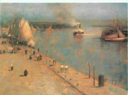 Art - Peinture - Herman Schlobach - Ostend Harbour - Collection Crédit Communal De Belgique - Royal Academy Of Arts - CP - Malerei & Gemälde