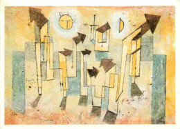 Art - Peinture - Paul Klee - Wandbild Aus Dem Tempel Der Sehnsucht Dorthin 1922 - Aquarell Und Olfarbezeichung Gaze Gips - Paintings