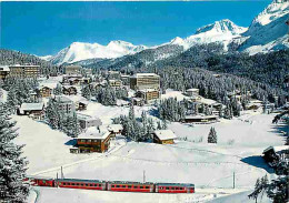 Trains - Suisse - Arosa - Untersee Mit Chur-Arosa-Bahn - CPM - Voir Scans Recto-Verso - Trains