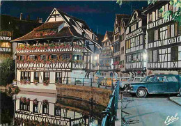 Automobiles - Strasbourg - Restaurant De La Maison Des Tanneurs Dans La Petite France - Vue De Nuit - CPM - Voir Scans R - Voitures De Tourisme