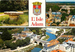 95 - L'Isle Adam - Multivues - Blasons - CPM - Voir Scans Recto-Verso - L'Isle Adam