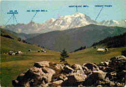 73 - Savoie - Col Des Aravis - Le Massif Du Mont Blanc - Les Aiguilles De Chamonix Et Les Dômes De Miage - CPM - Voir Sc - Other & Unclassified