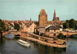 67 - Strasbourg - Les Ponts-Couverts Et La Cathédrale - Carte Neuve - Bateau-Promenade - CPM - Voir Scans Recto-Verso - Straatsburg