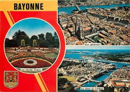 64 - Bayonne - Multivues - Fleurs - Blasons - CPM - Voir Scans Recto-Verso - Bayonne