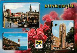 59 - Dunkerque - Multivues - Bateaux - Automobiles - Blasons - Carte Neuve - CPM - Voir Scans Recto-Verso - Dunkerque