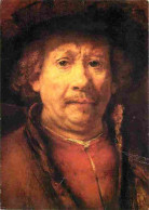 Art - Peinture - Rembrandt Van Rijn - Petit Autoportrait - CPM - Voir Scans Recto-Verso - Paintings