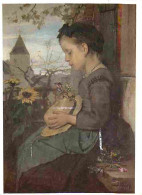 Art - Peinture - Jacob Maris - A Girl Seated Outside A House - CPM - Voir Scans Recto-Verso - Peintures & Tableaux